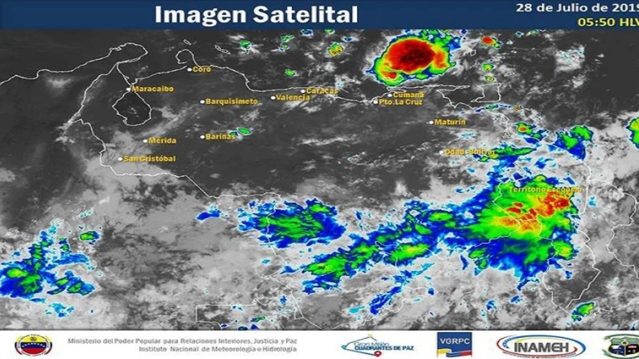 Consulta el pronóstico del Inameh para el día 5 de marzo.