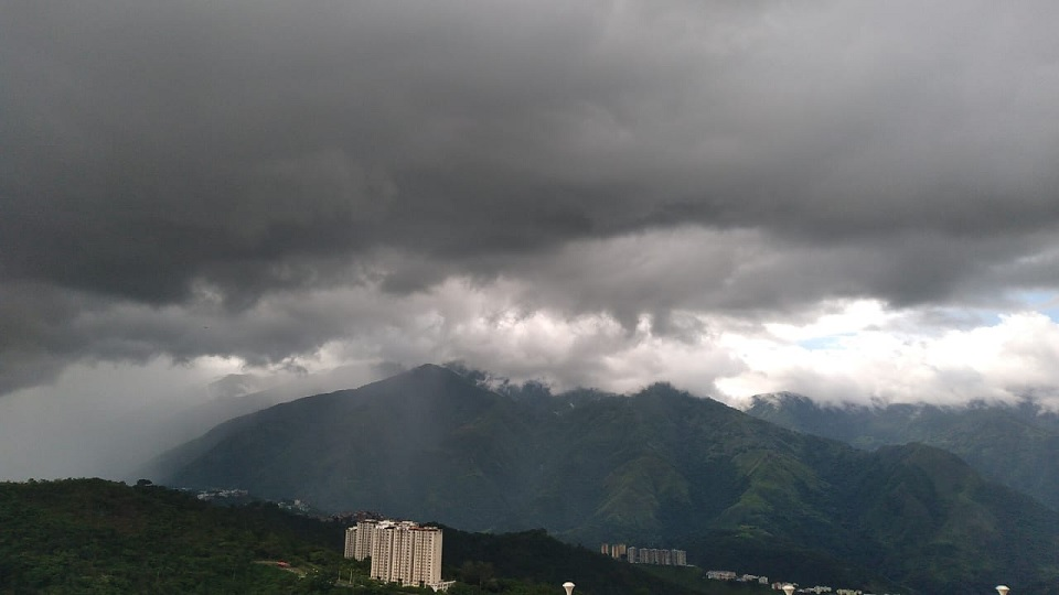 Posible lluvia en las próximas horas según pronóstico del Inameh