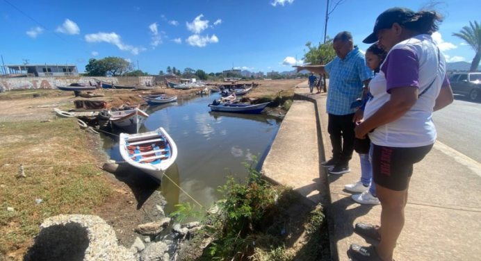 Inepesca solicita la unión de esfuerzos para sanear el canal de Las Piedras en Juan Griego