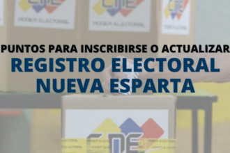 Estos son los 9 puntos habilitados por el CNE en Nueva Esparta