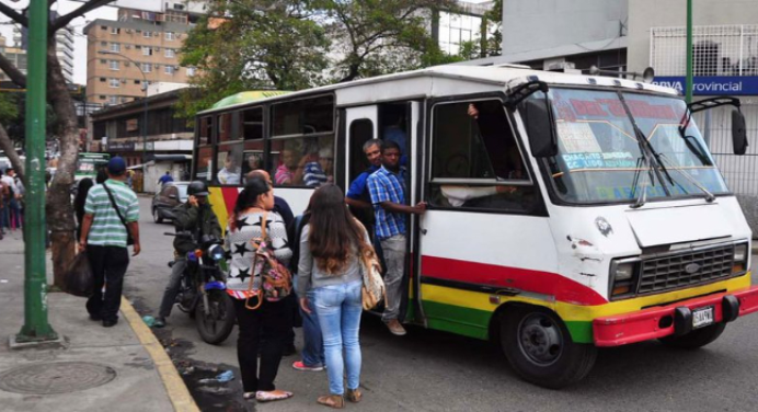 Pasaje mínimo en Caracas será de 15 bolívares desde este #25Mar