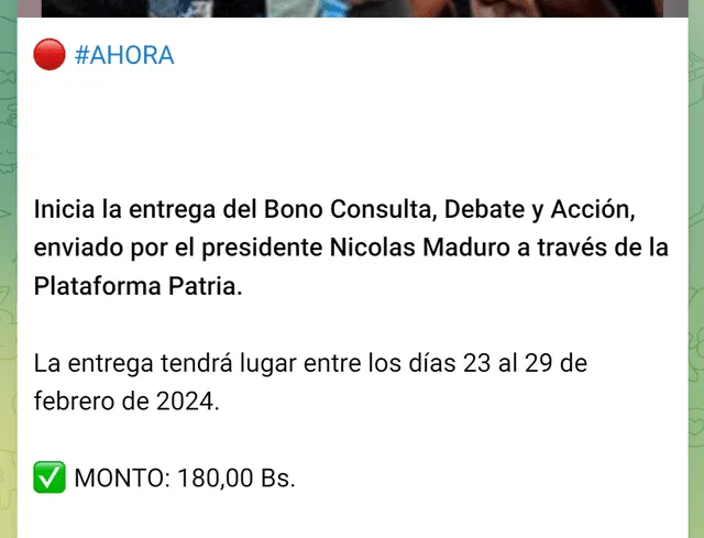 1ER BONO ESPECIAL MARZO 2024: MONTO+ ÚLTIMAS NOTICIAS