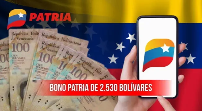 El monto del Bono de Guerra para jubilados de marzo 2024 es de 2.530 bolívares