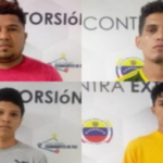 Detenidos cuatro sujetos por extorsión en el Zulia