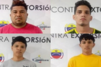 Detenidos cuatro sujetos por extorsión en el Zulia