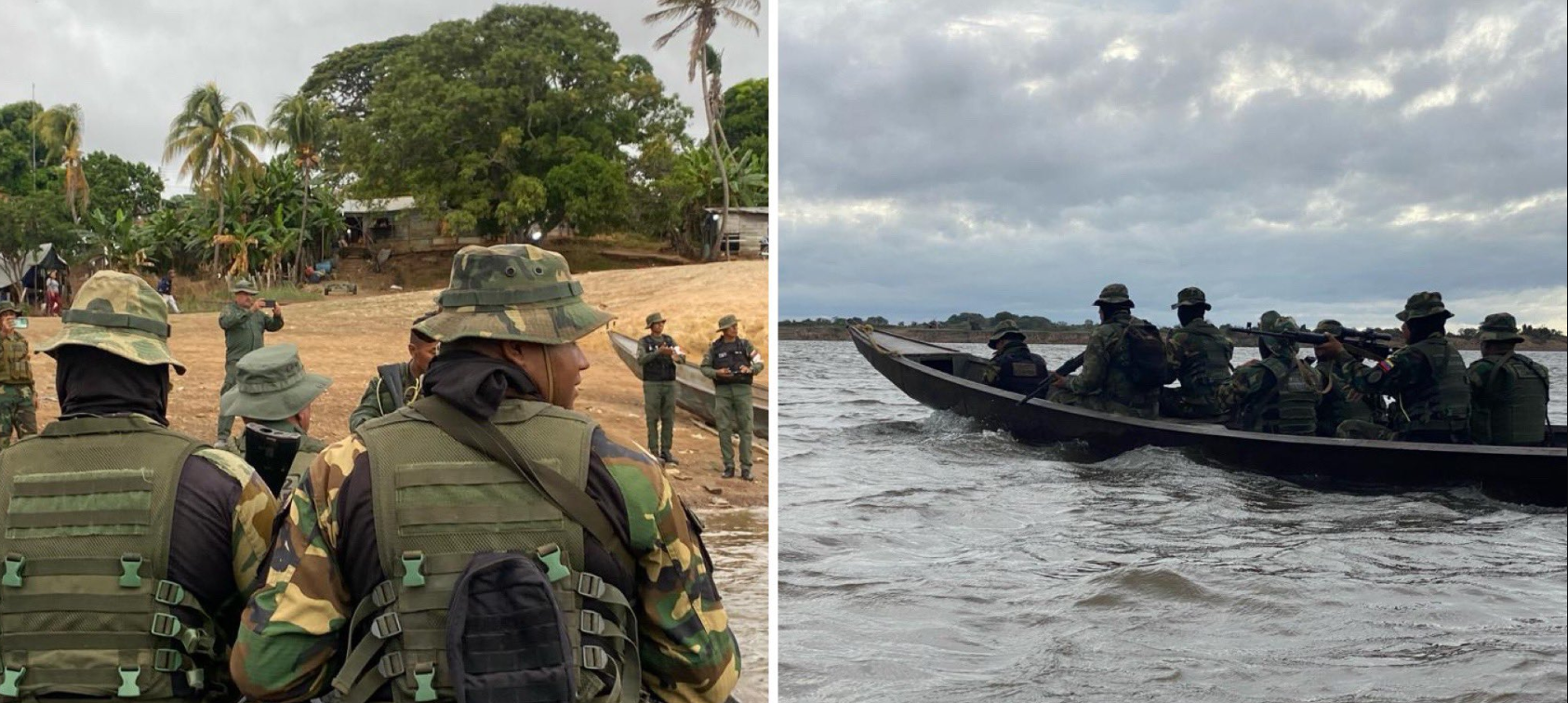 Operativo militar detiene a 9 personas por realizar minería ilegal en la región de Amazonas