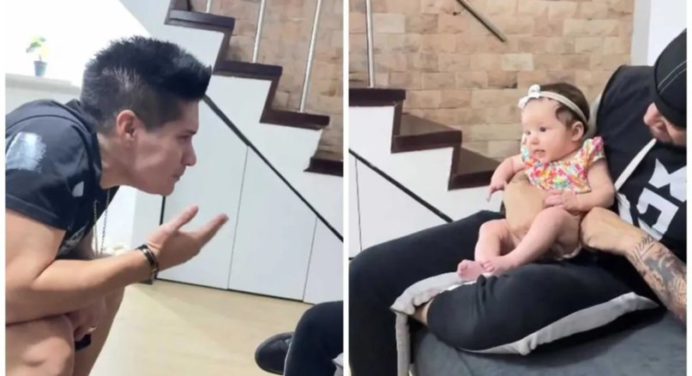El emotivo encuentro de Chyno con Melina, la hija de Nacho