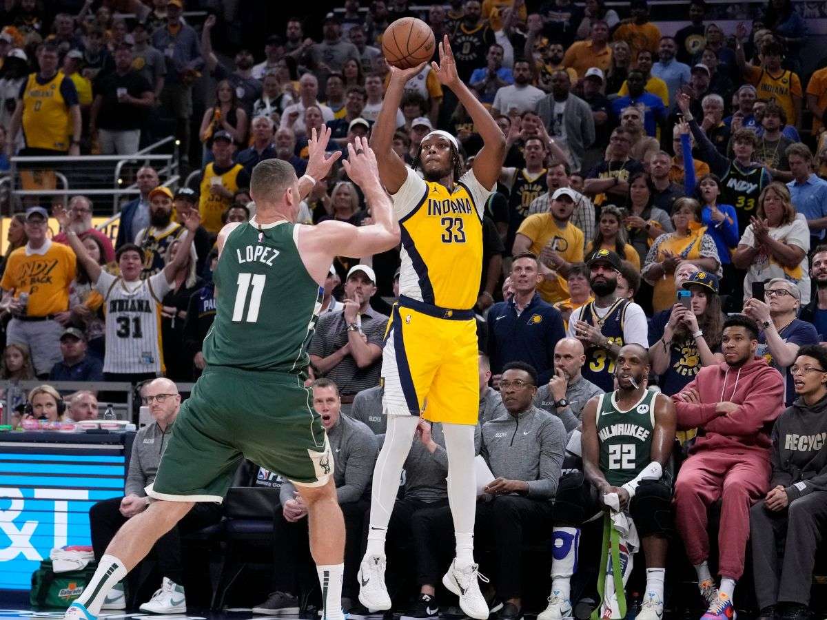 Pacers vencen a los Bucks con 22 triples