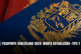 PASAPORTE VENEZOLANO 2024: MONTO ACTUALIZADO +TIPS Y MAS 