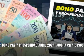 BONO PAZ Y PROSPERIDAD ABRIL 2024: ¡COBRA en 4 pasos HOY!