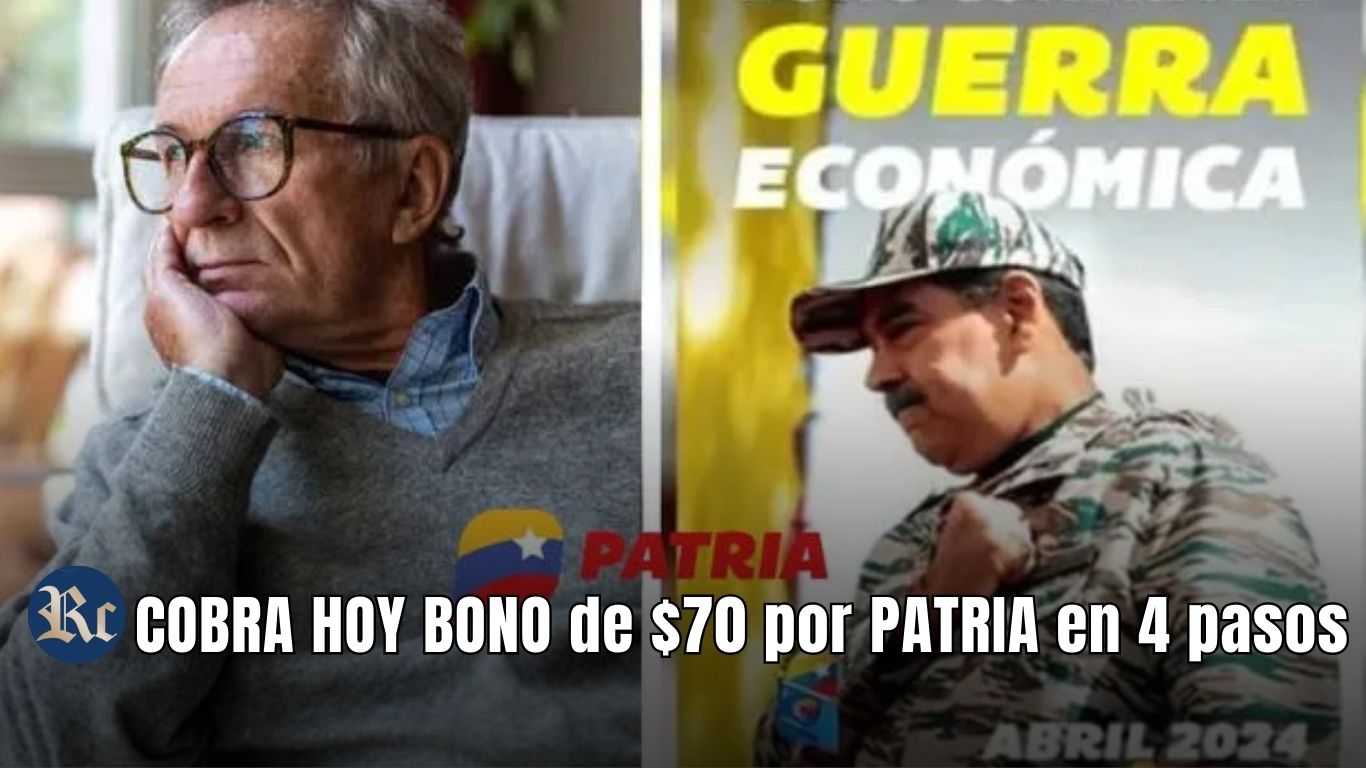 COBRA HOY BONO de $70 por PATRIA en 4 pasos