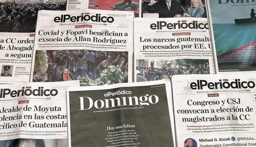 Triunfo para la libertad de prensa en Guatemala, cierran causa penal contra periodistas