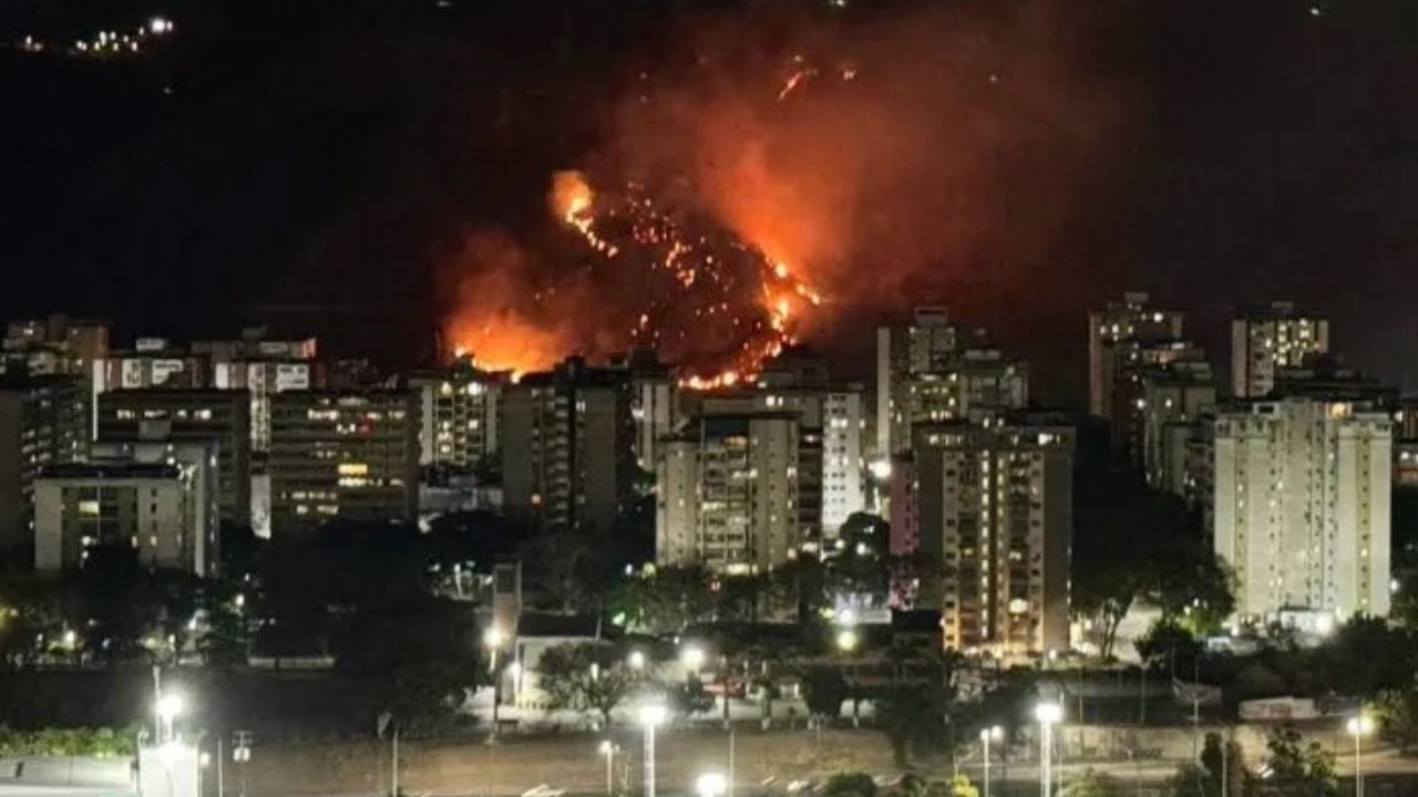 16 personas detenidas por provocar incendios forestales en Caracas