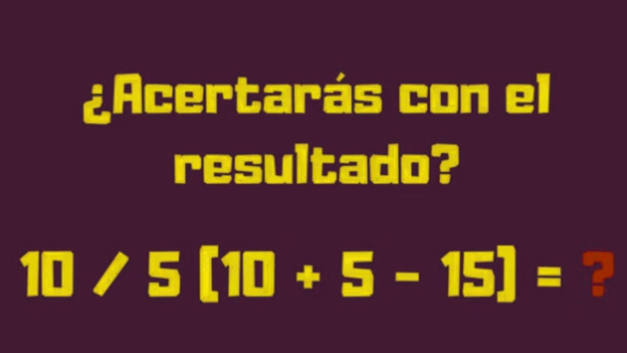 Sólo el 8% de los lectores pudo resolver este ejercicio mental matemático en 10 segundos