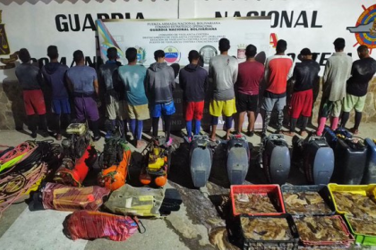 Detenidos por captura ilegal de 450 Pepinos de Mar en Nueva Esparta