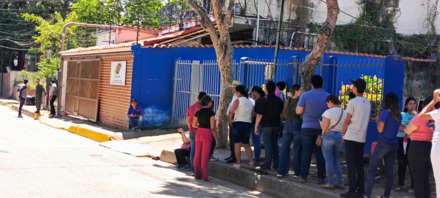 Solo en el CNE La Asunción hubo inscripción este martes