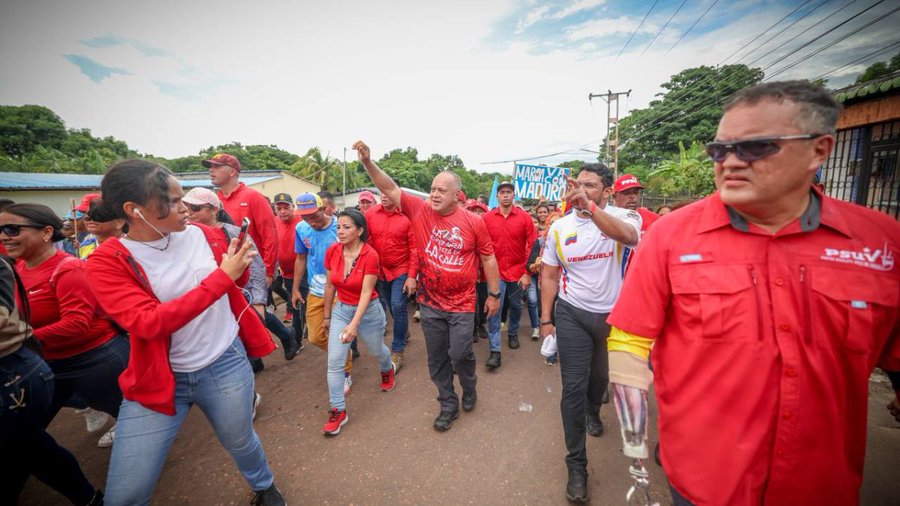 Cabello dice que motorizados previenen “guarimbas” en Amazonas durante visita de Machado