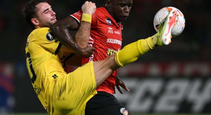 Caracas cedió en su último partido en casa por Libertadores