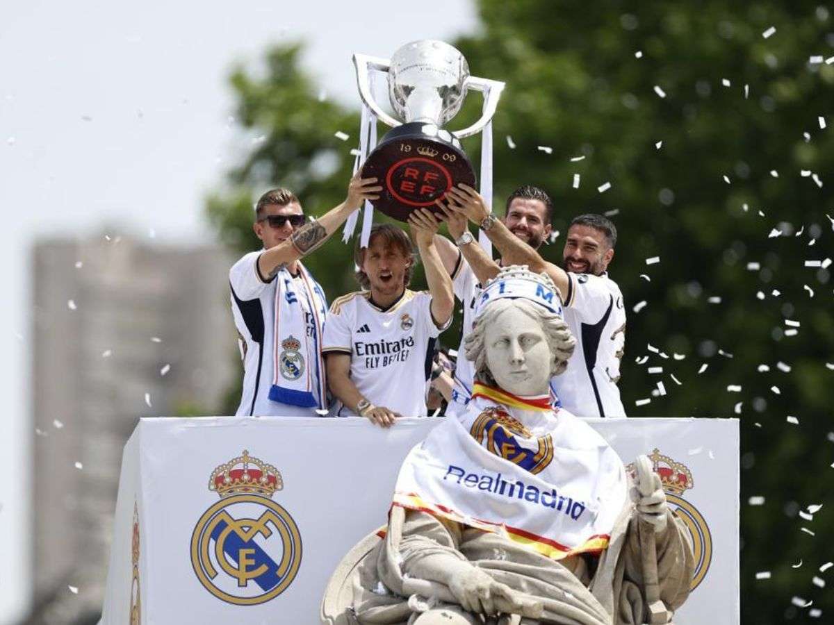 Real Madrid recibe la Copa y celebra sus 36 Ligas