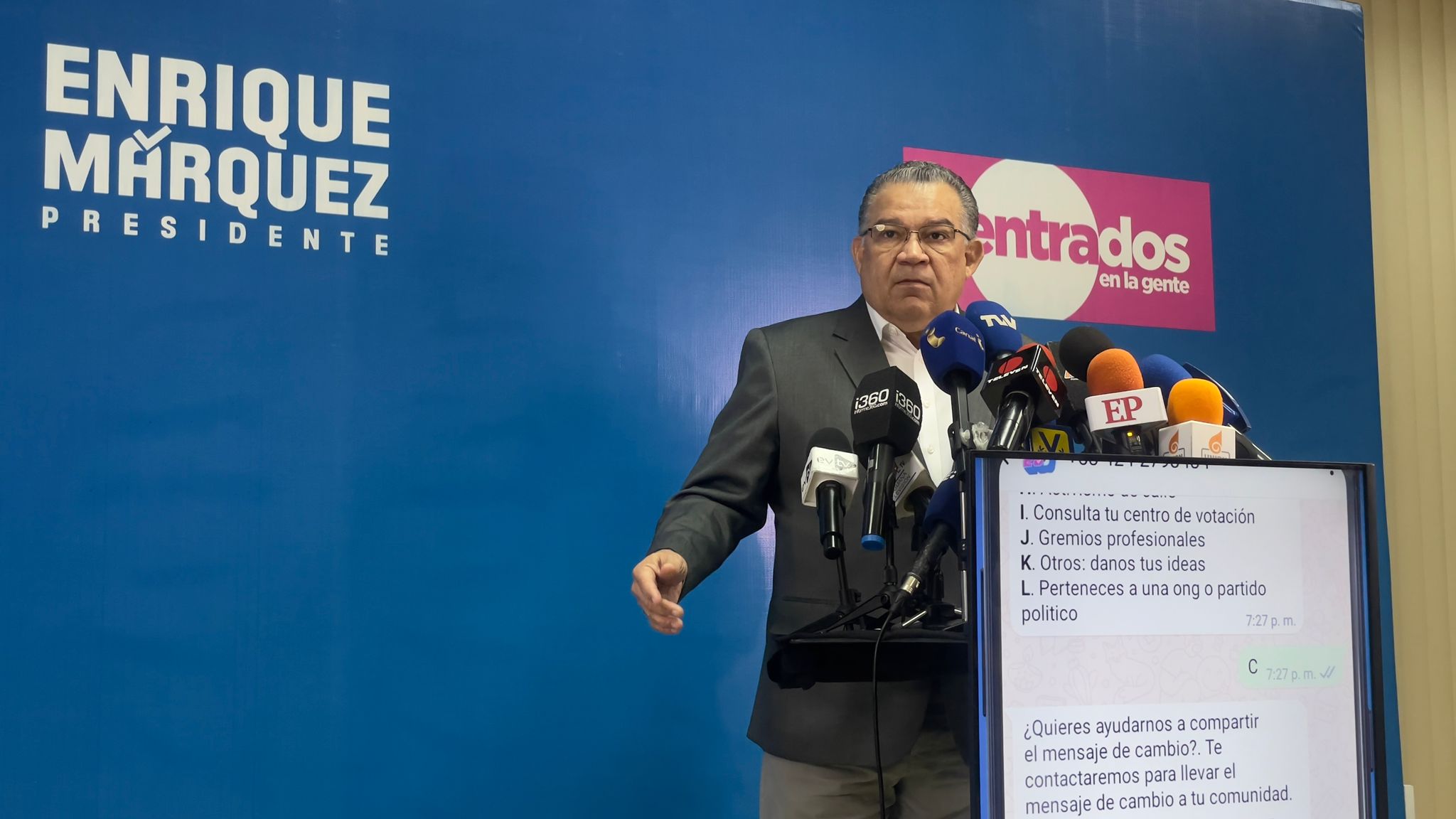 Enrique Márquez le dice a Nicolás Maduro que se prepare para perder 