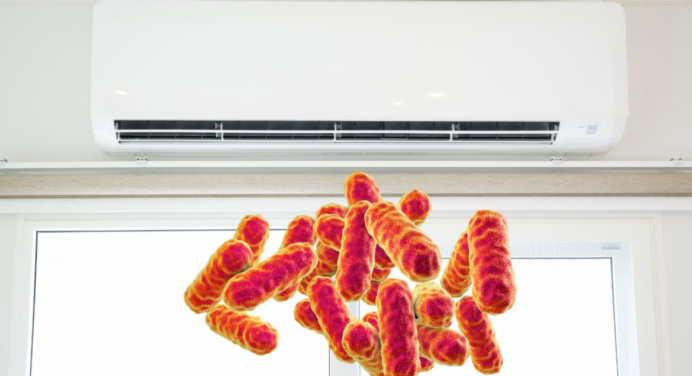Descubre las peligrosas bacterias que contiene un aire acondicionado