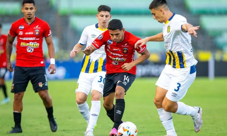 En el minuto 25 del primer tiempo, el defensor Guzmán Rodríguez anotó el único gol del partido para los visitantes. Al cobro de un tiro de esquina el uruguayo se levantó y venció al arquero Frankarlos Benítez.