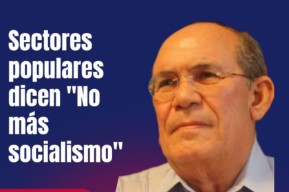 Omar González: Sectores populares dicen "no más socialismo"