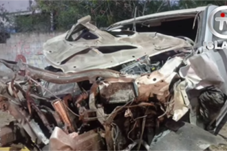 Accidente de tránsito en la Av. Prolongación 4 de Mayo