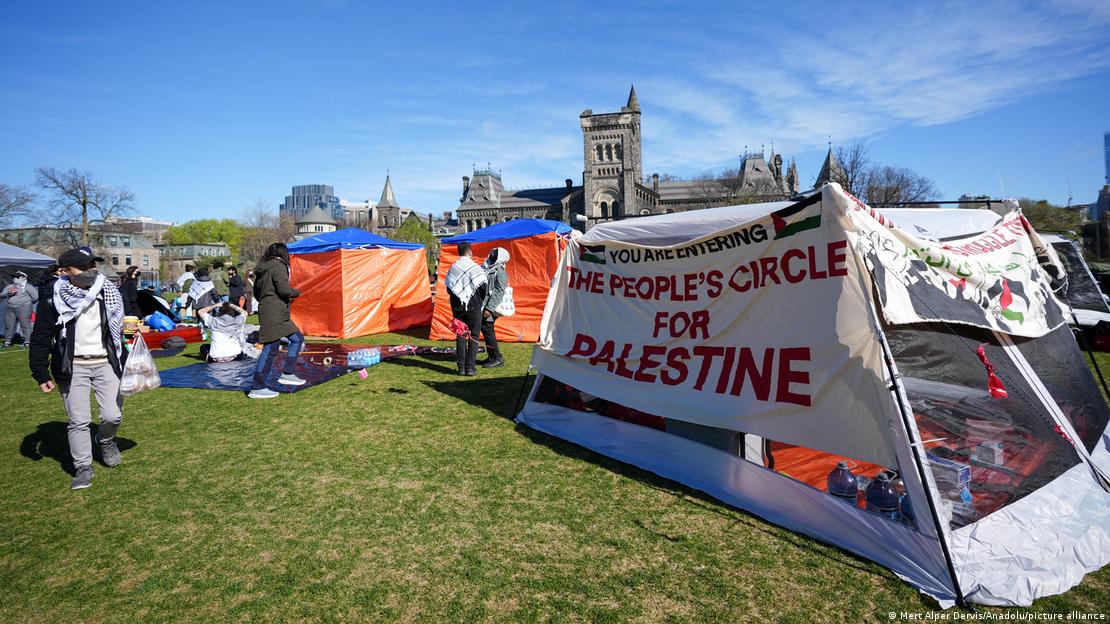 Estudiantes de varios países se suman a protestas por Gaza