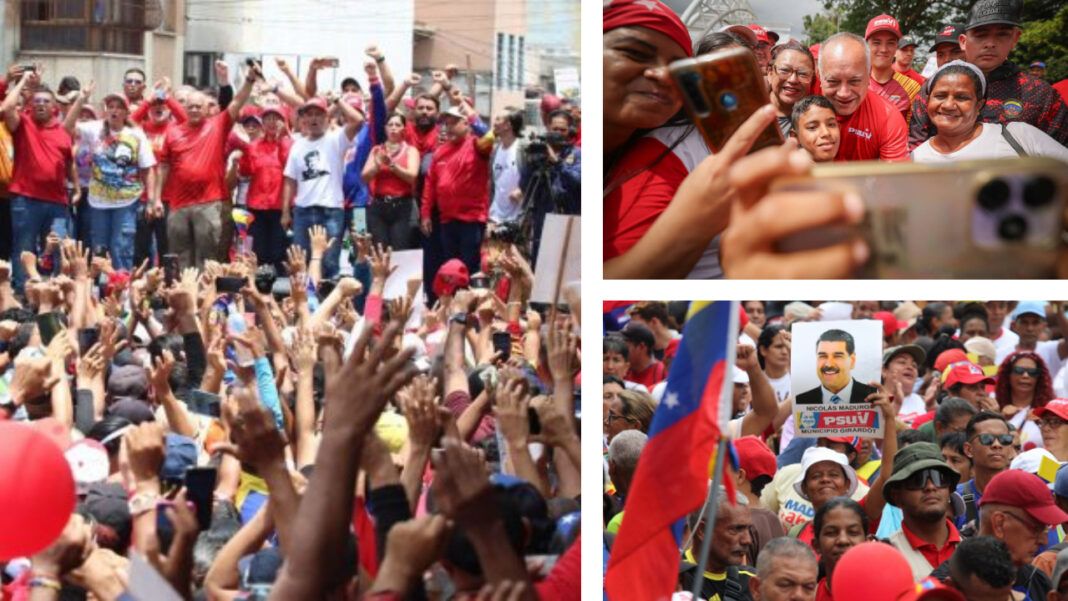 Psuv realizó acto en respaldo a Nicolás Maduro en Aragua