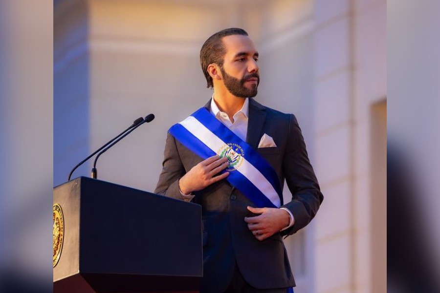 Nayib Bukele asume segundo mandato consecutivo en El Salvador