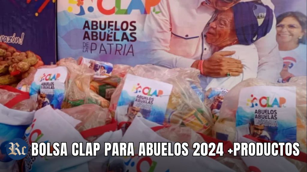 BOLSA CLAP PARA ABUELOS 2024 +PRODUCTOS