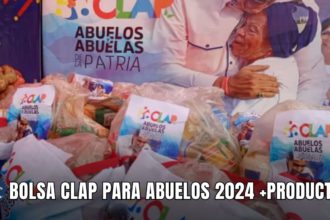 BOLSA CLAP PARA ABUELOS 2024 +PRODUCTOS