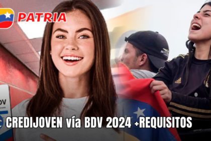 CREDIJOVEN vía BDV 2024 +REQUISITOS.