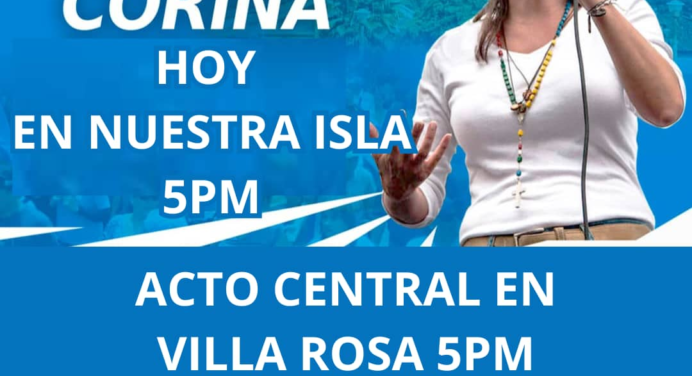 María Corina Presente en Villa Rosa: Acto a las 5PM