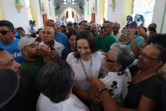 María Corina llega a Nueva Esparta