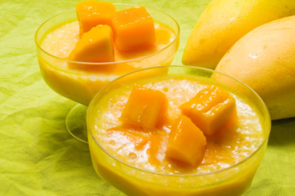 MOUSSE DE MANGO CREMOSO EN MINUTOS +RECETA 