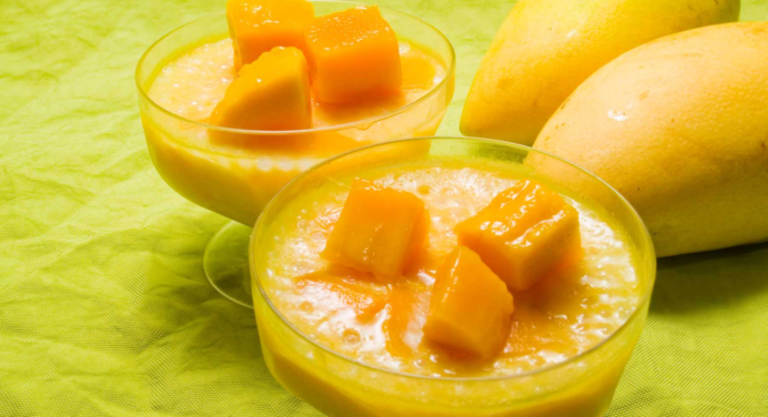 MOUSSE DE MANGO CREMOSO EN MINUTOS +RECETA 