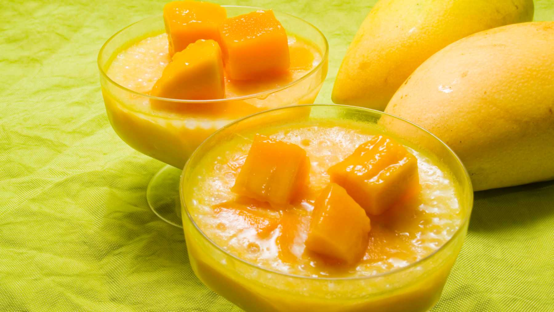 MOUSSE DE MANGO CREMOSO EN MINUTOS +RECETA 