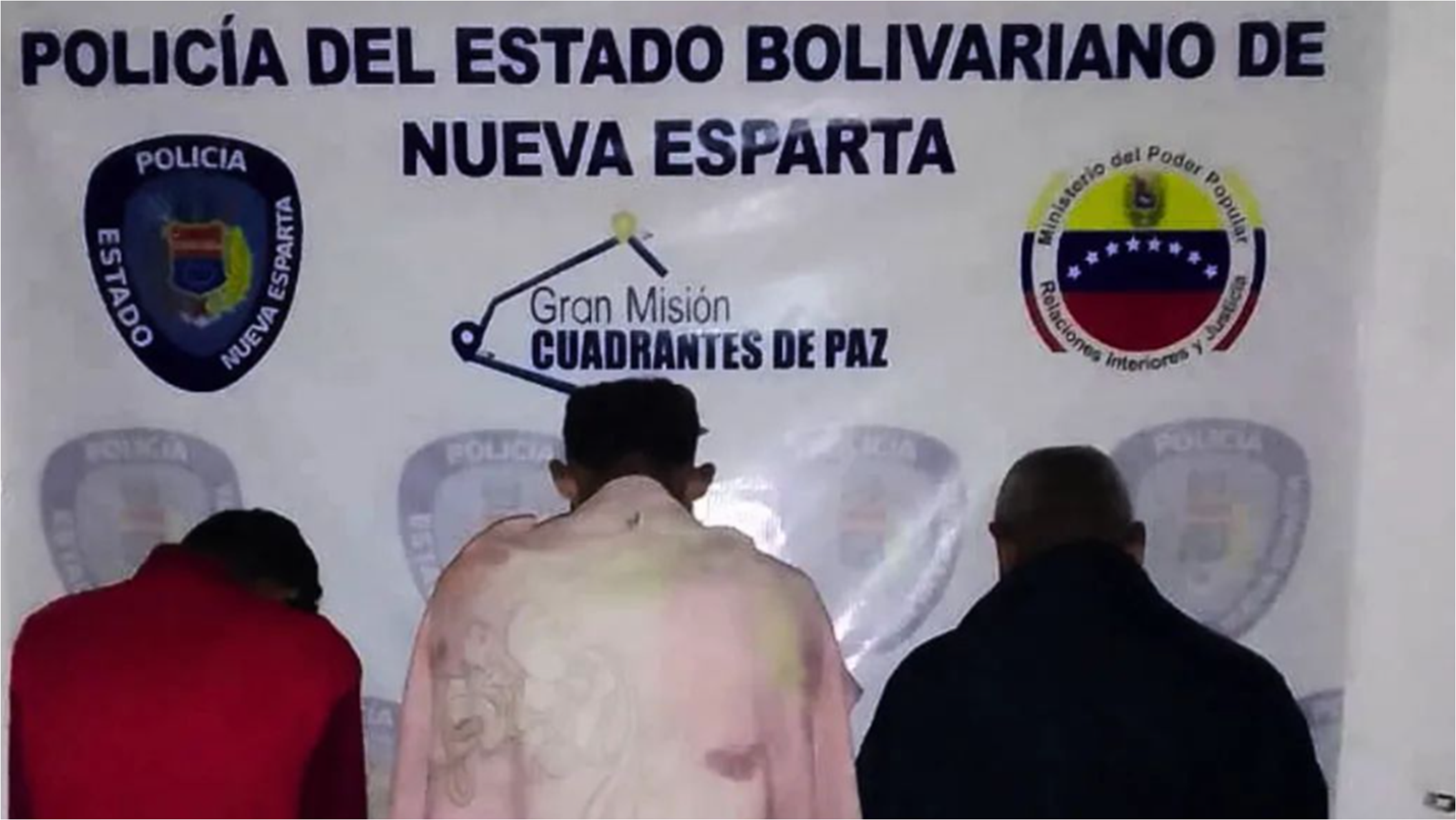 Margarita: Tres hombres detenidos en Gómez