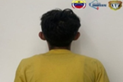 De acuerdo con el reporte oficial del Cicpc el detenido está identificado como Sandy Graterol (21).