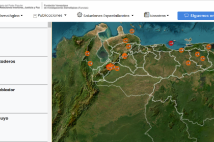 El epicentro se localizó a 8.76 grados de latitud norte y 70.86 grados de longitud oeste, a 5 kilómetros al suroeste de Apartaderos y a 22 kilómetros al suroeste de Santo Domingo.