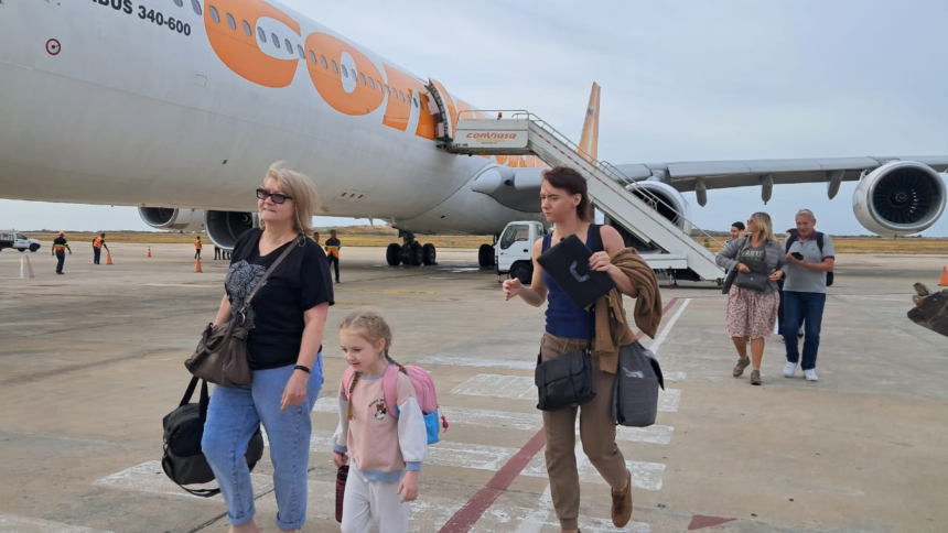 140 turistas rusos llegan a la Isla de Margarita