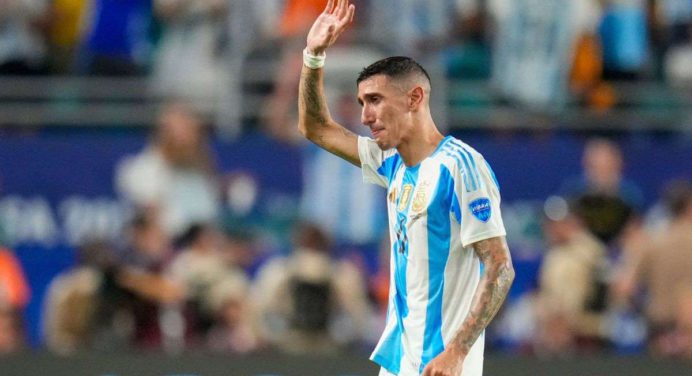 Di María: «Soñé retirarme de esta manera»