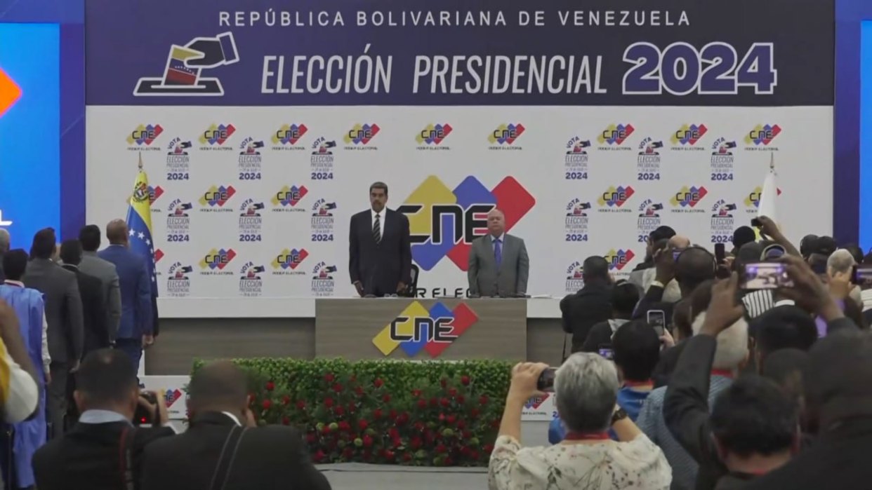 CNE proclamó Presidente reelecto a Nicolás Maduro para el período 2025