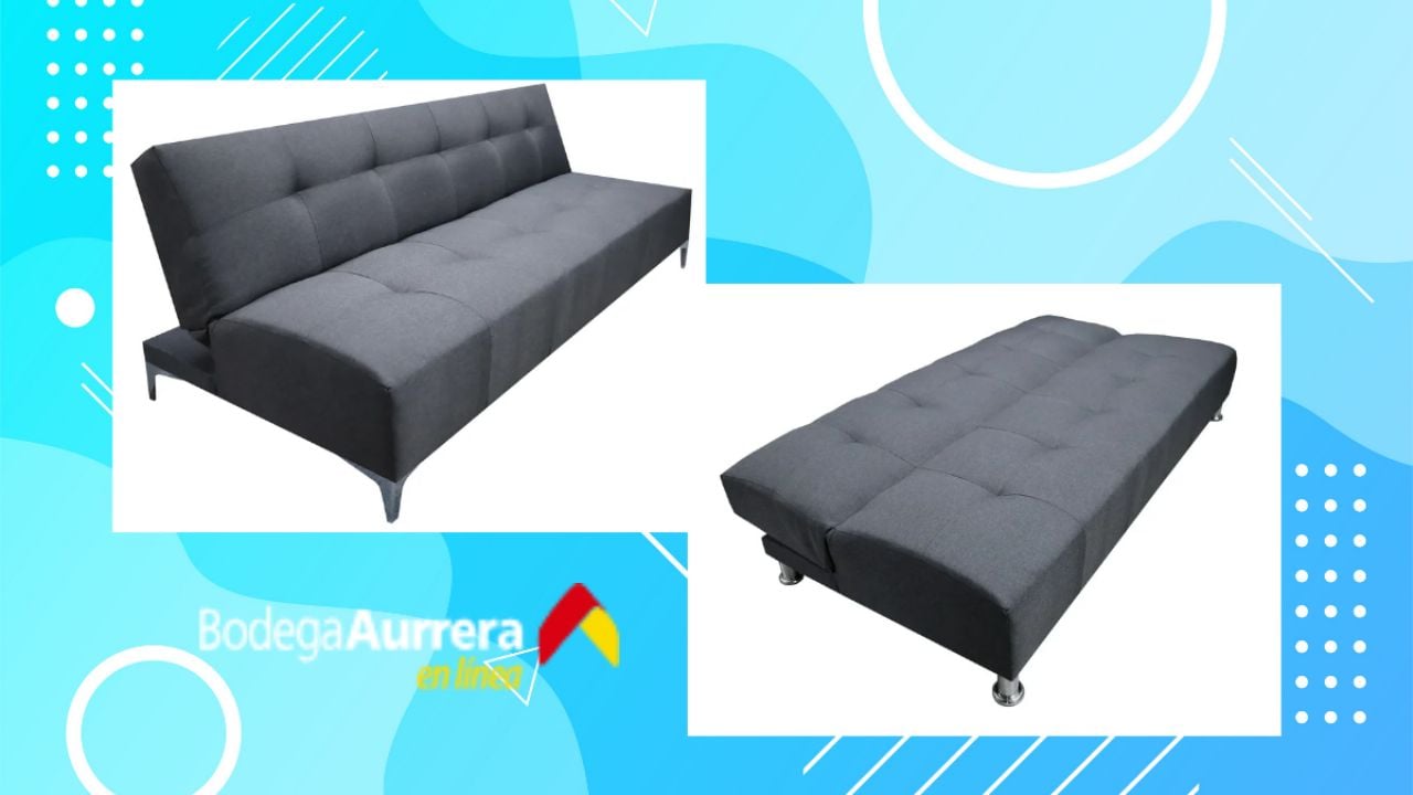 Bodega Aurrera rebaja sofá cama reclinable perfecto para descansar durante el ‘finde’