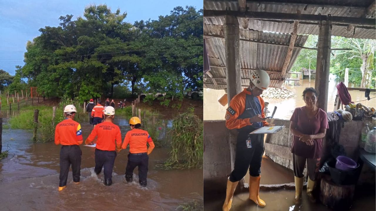 Fuertes lluvias en Barinas provocan daños en 29 casas