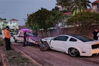 Margarita: Accidente en la Av. Guayacán por exceso de velocidad