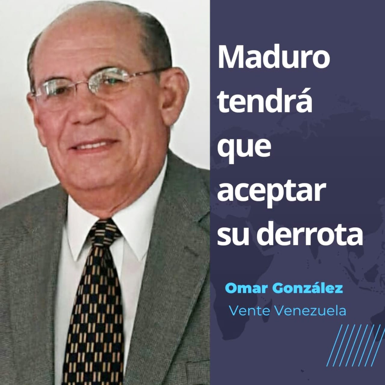 Omar González: Maduro tendrá que aceptar su derrota aunque le duela