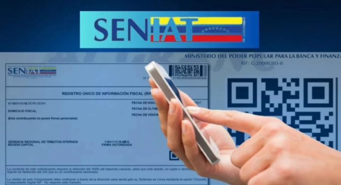 SENIAT: Así puedes solicitar e imprimir el RIF por primera vez desde casa, evitando colas